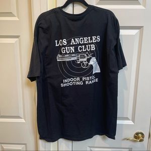Hane’s Vintage Los Angels Gun Club Black T-Shirt